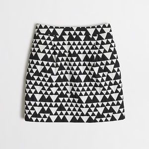 J. Crew Triangle Jacquard Skirt